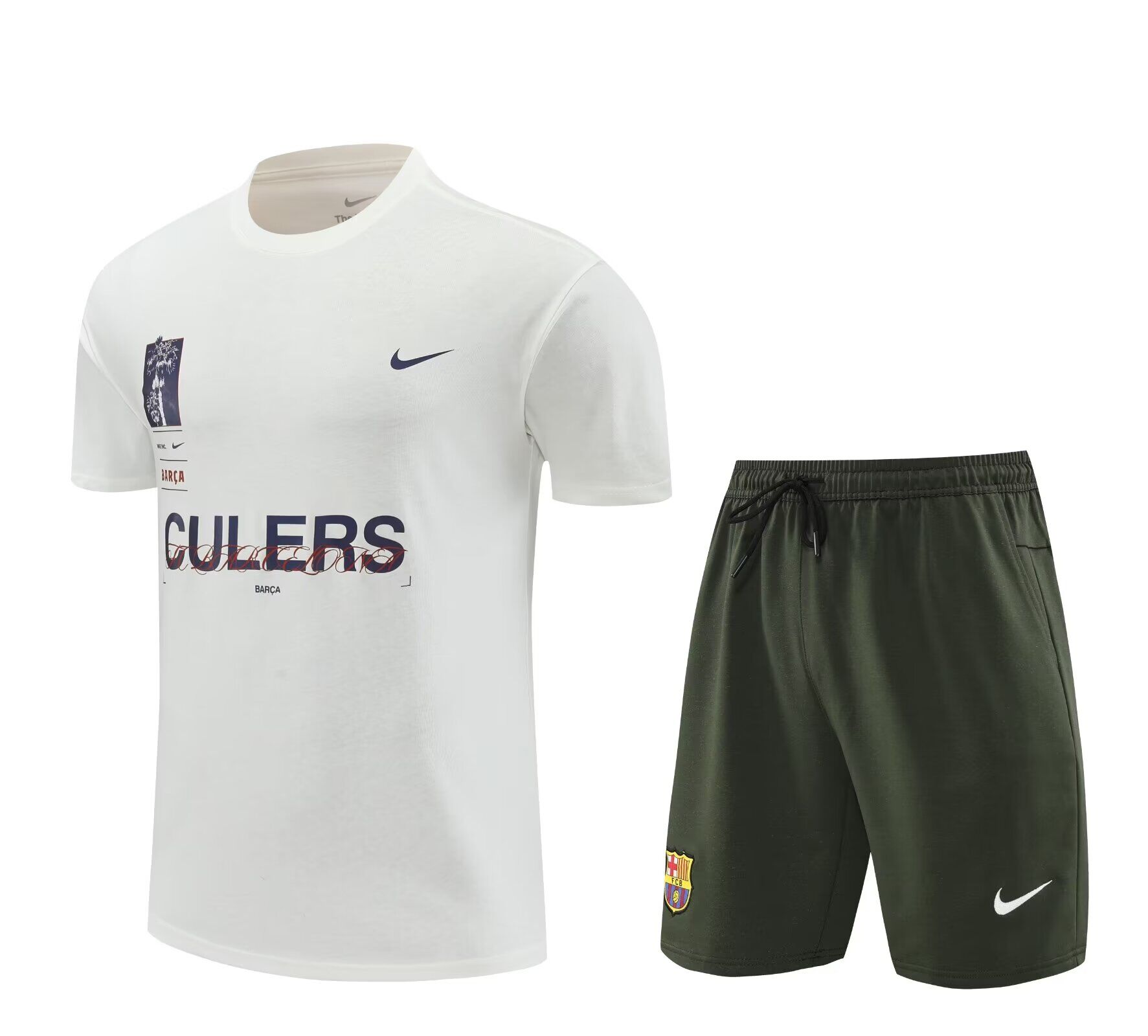 AAA Quality Barcelona 24/25 White Training Kit Jerseys